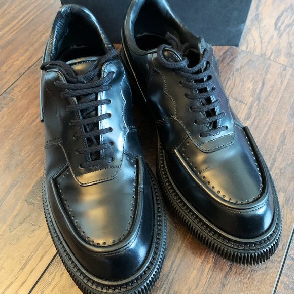 Adieu Paris Type 123 Sneaker Derby Shoes Black US 9.5 - Picture 1 of 3